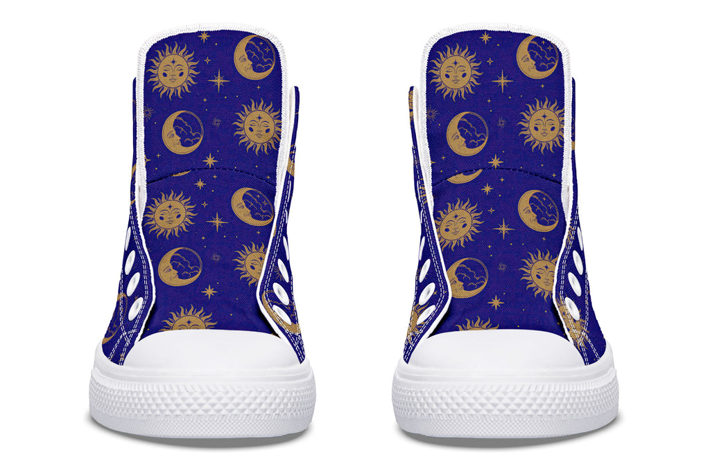 Sun Moon And Stars High Tops (Wide)