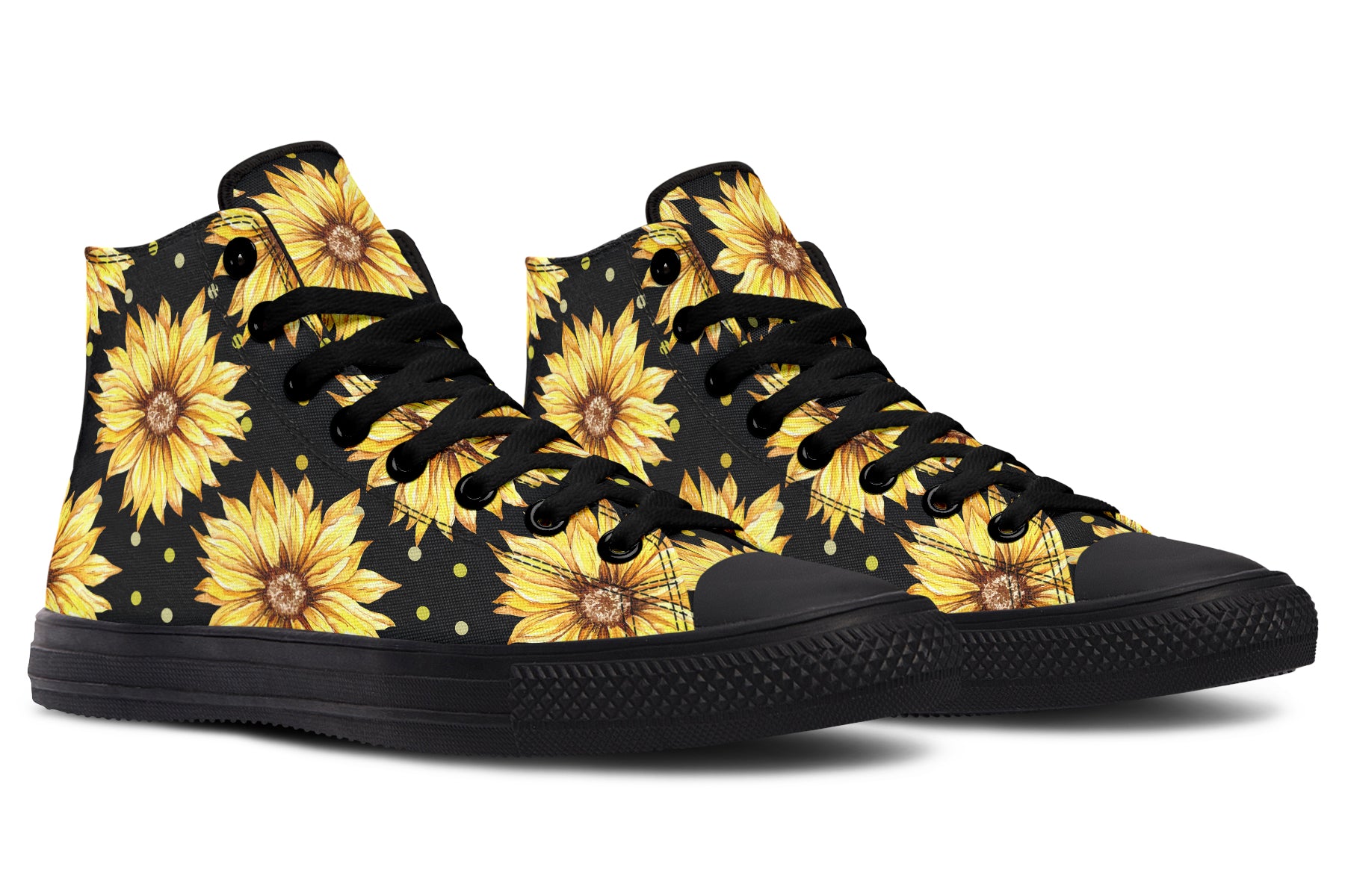 Sunflowers High Tops (Wide)
