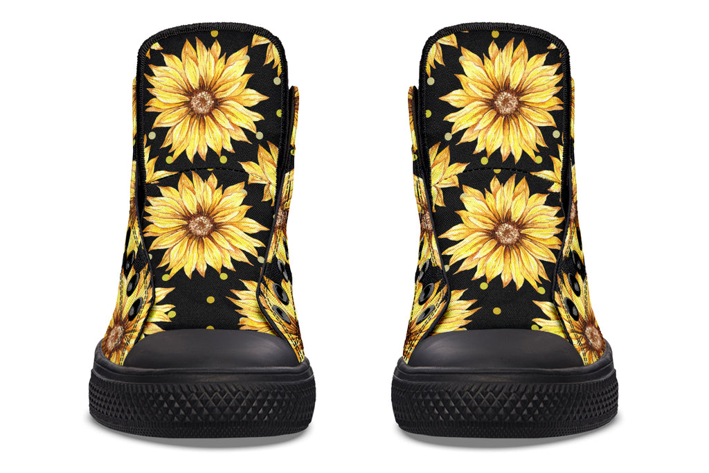 Sunflowers High Tops (Wide)