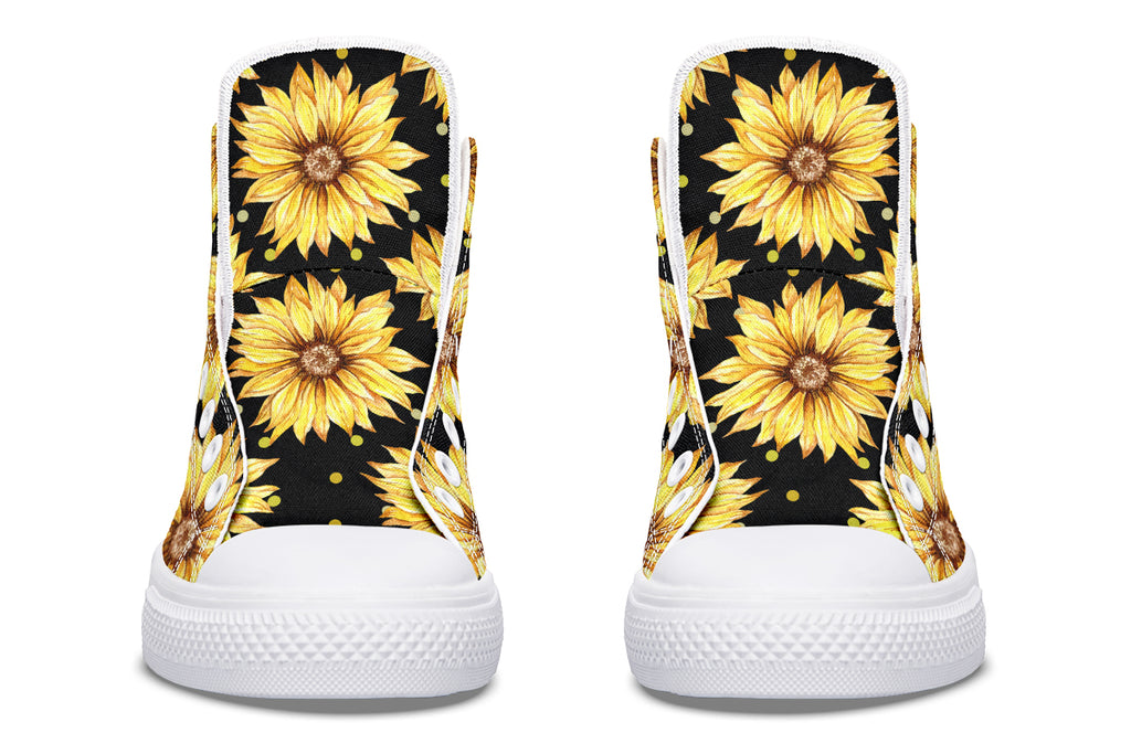 Sunflowers High Tops (Wide)