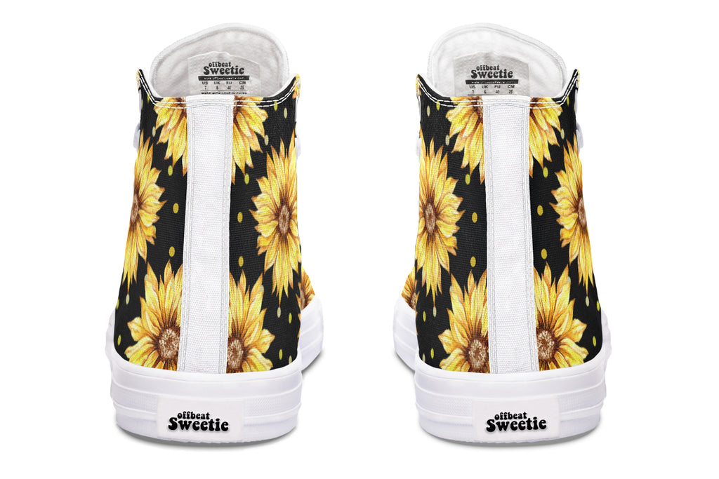 Sunflowers High Tops (Wide)