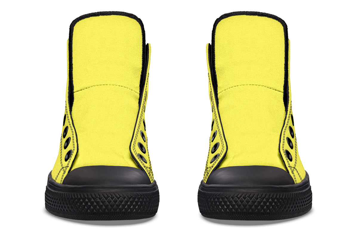 Sunny Yellow High Tops (Wide)