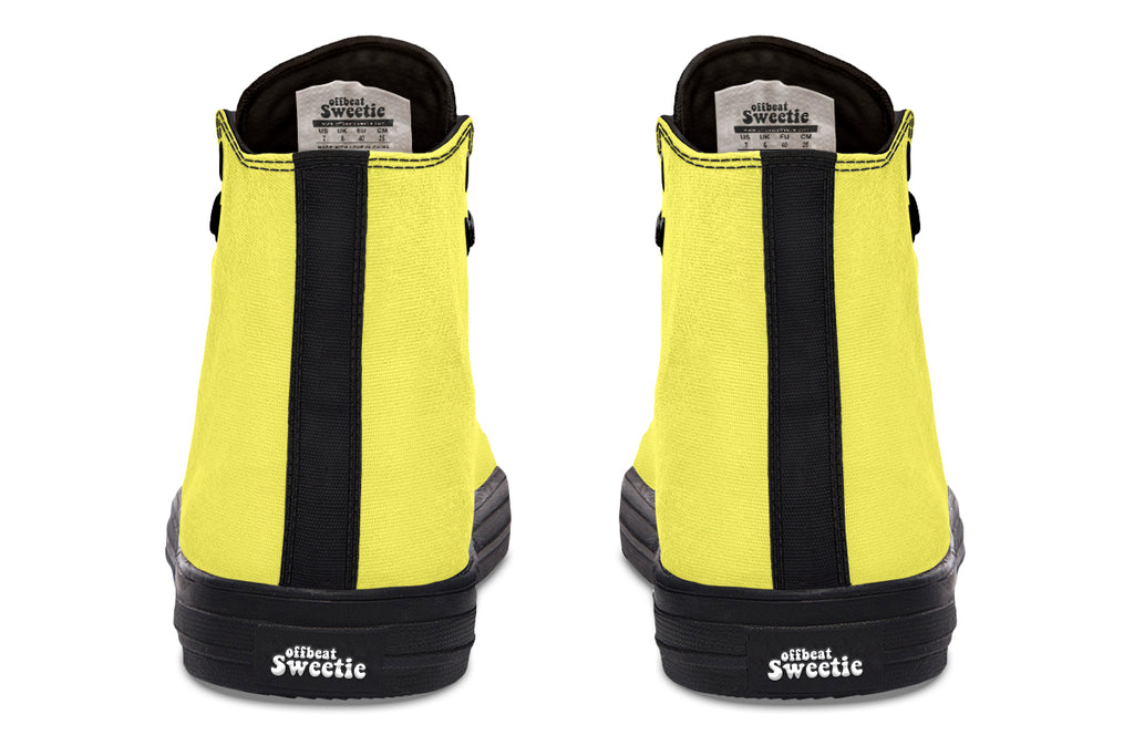 Sunny Yellow High Tops (Wide)