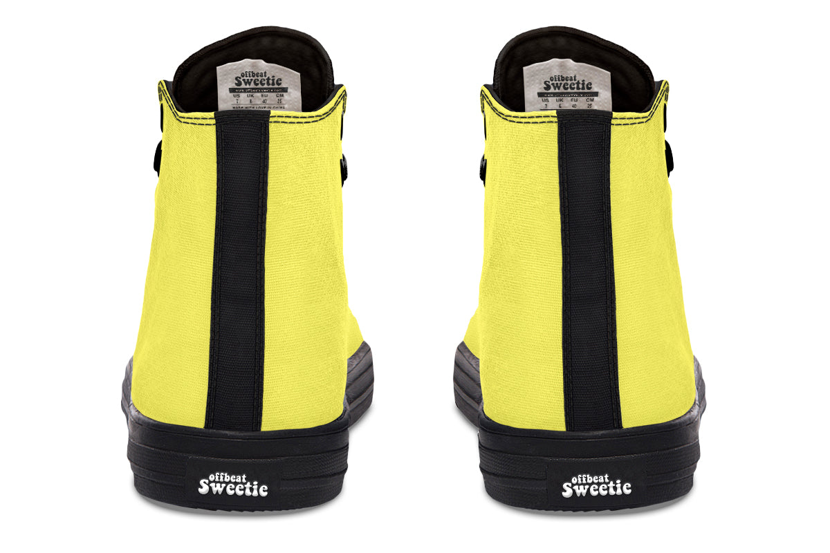 Sunny Yellow High Tops (Wide)
