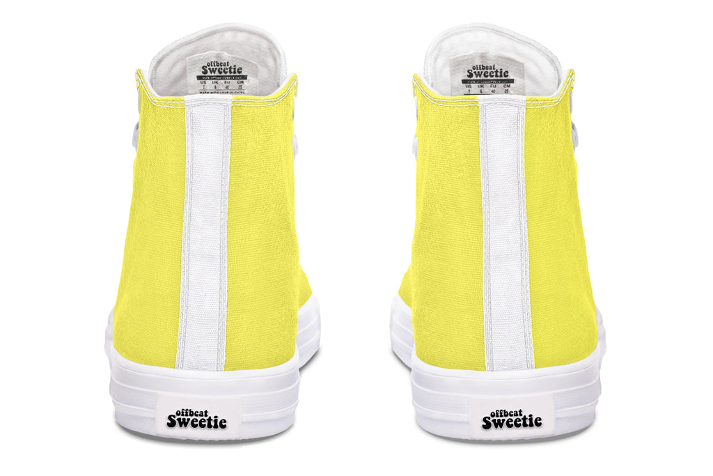 Sunny Yellow High Tops (Wide)