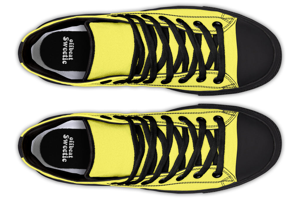 Sunny Yellow High Tops (Wide)
