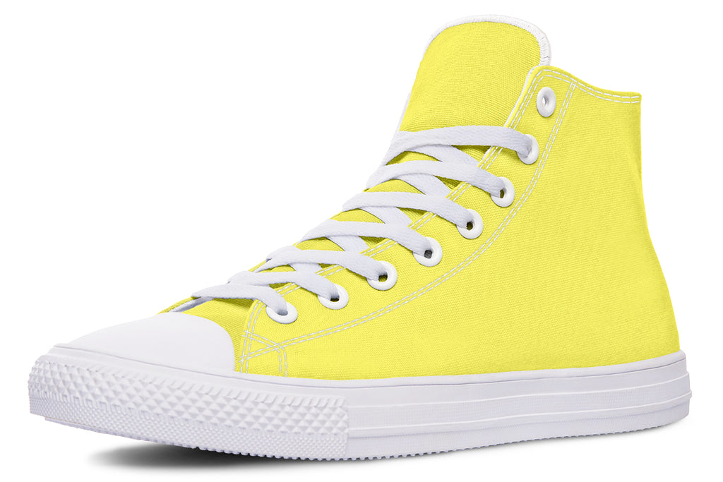 Sunny Yellow High Tops - Offbeat Sweetie