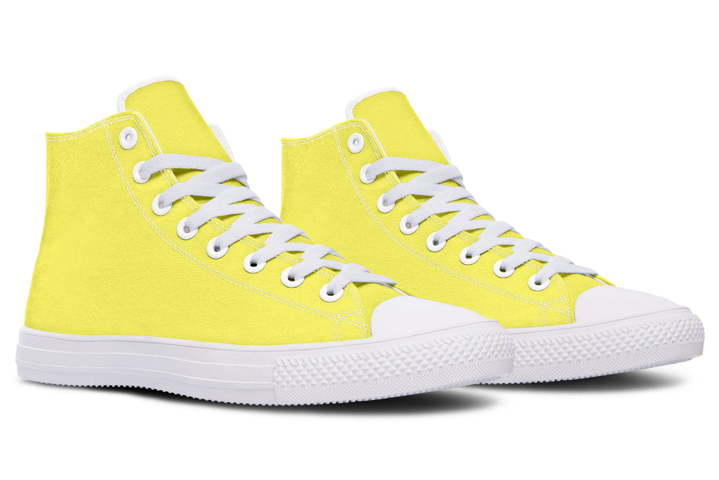 Sunny Yellow High Tops - Offbeat Sweetie