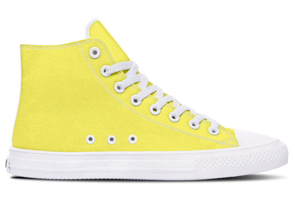 Sunny Yellow High Tops - Offbeat Sweetie