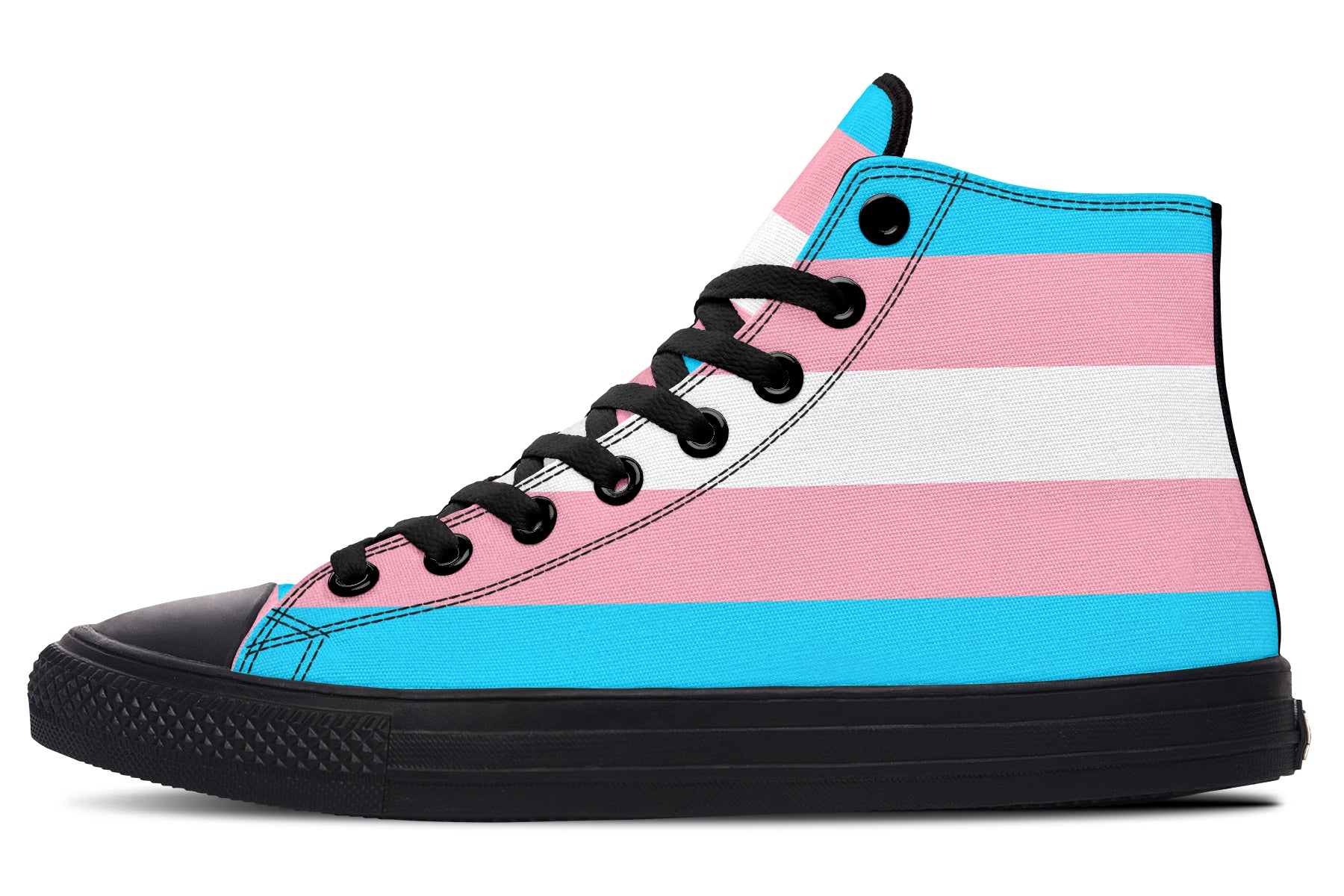 Trans Flag High Tops (Wide)