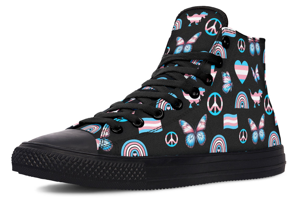 Trans Love High Tops (Wide)