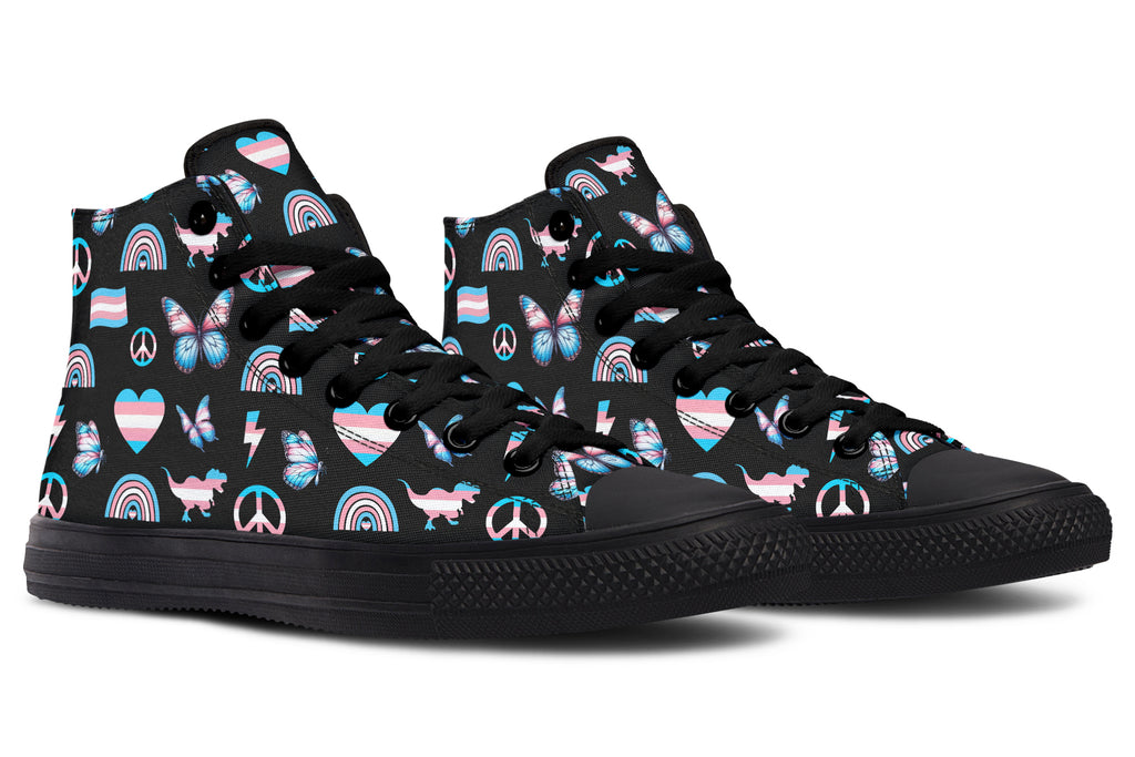 Trans Love High Tops (Wide)