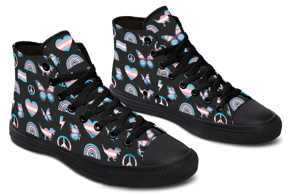 Trans Love High Tops (Wide)