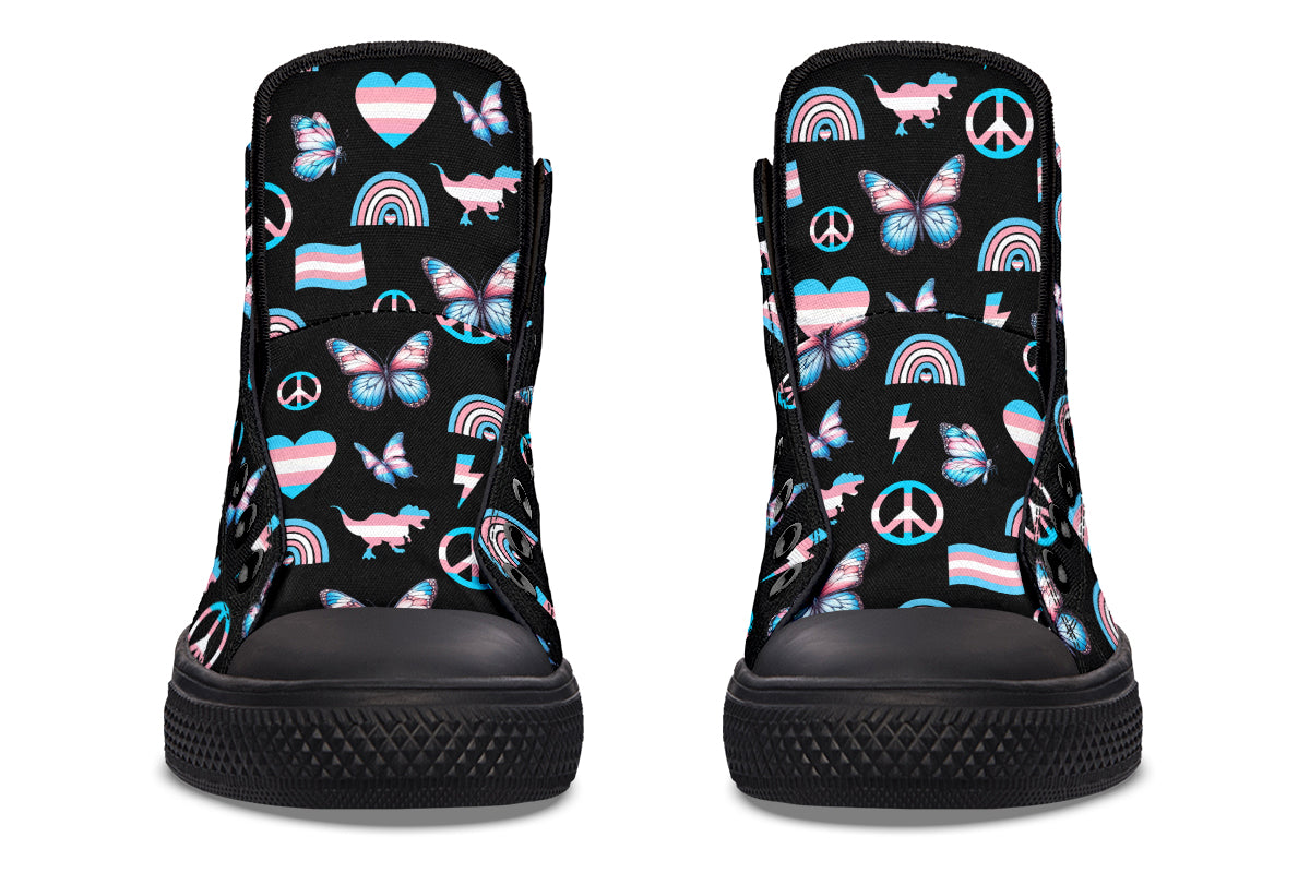 Trans Love High Tops (Wide)