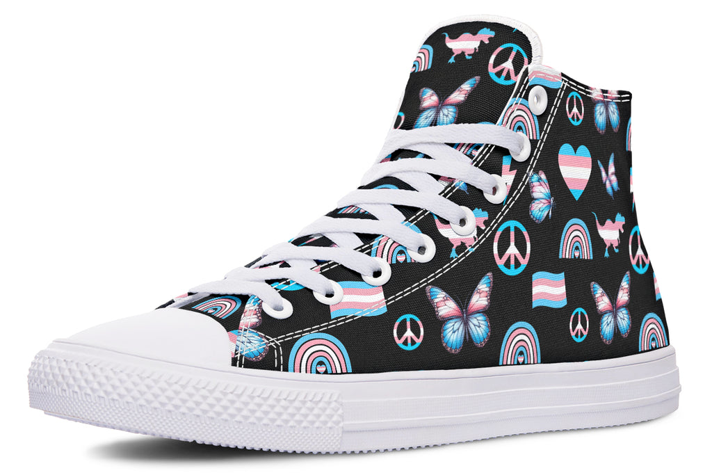 Trans Love High Tops (Wide)