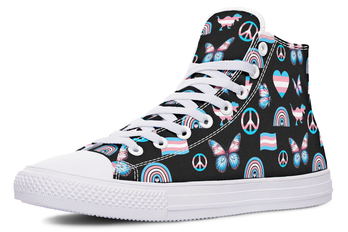 Trans Love High Tops (Wide)