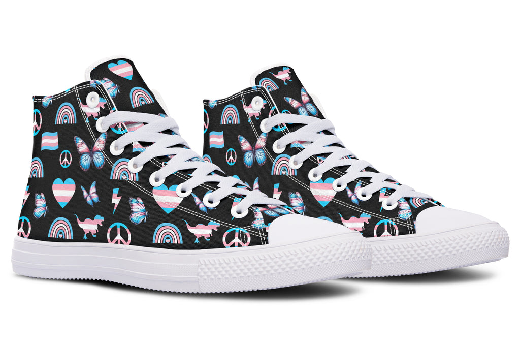 Trans Love High Tops (Wide)