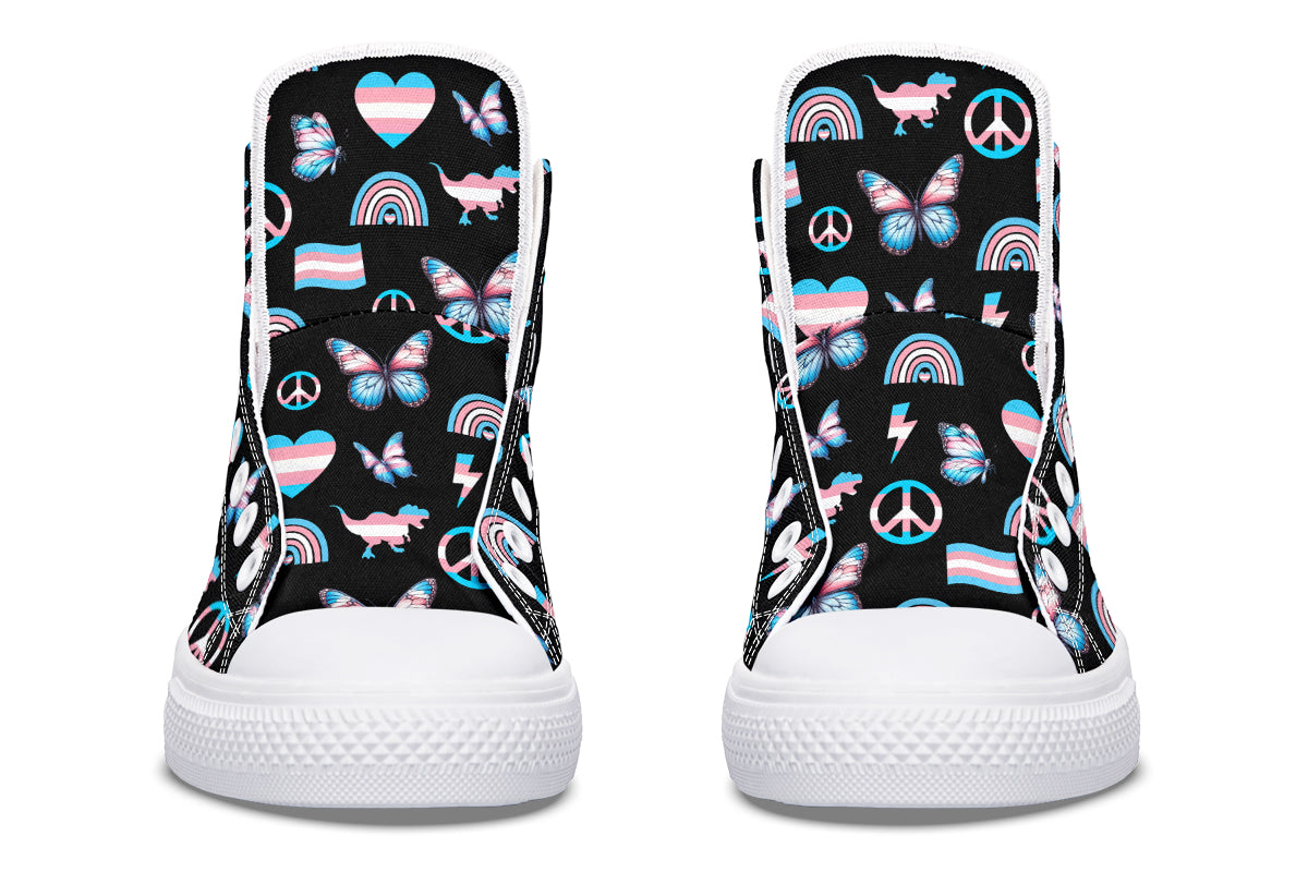 Trans Love High Tops (Wide)