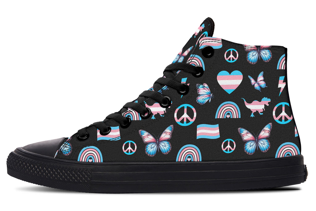 Trans Love High Tops (Wide)