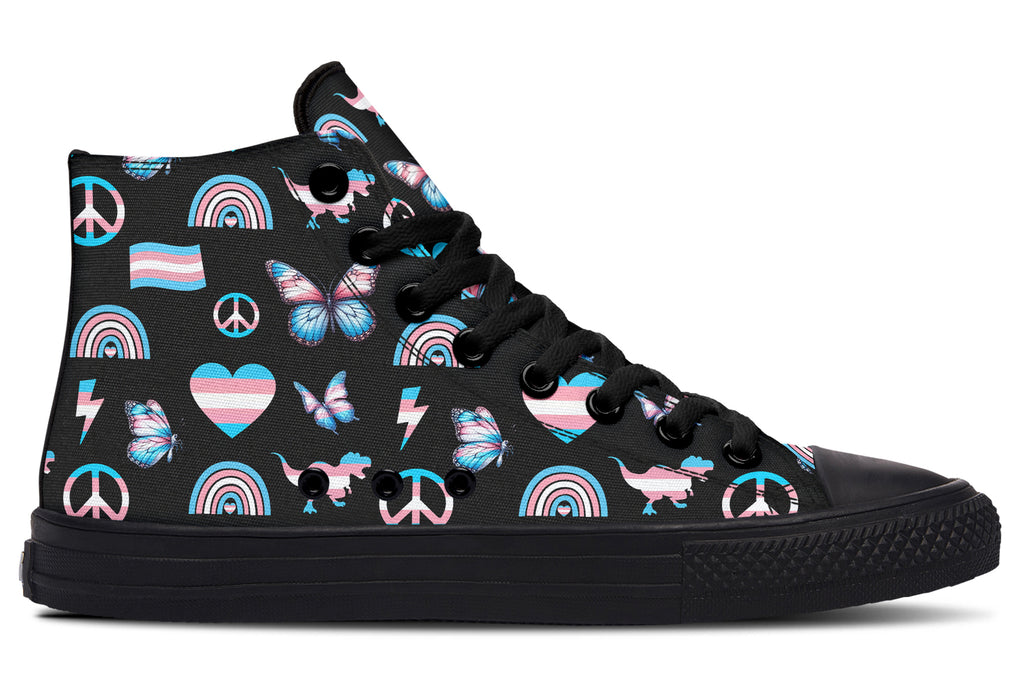 Trans Love High Tops (Wide)