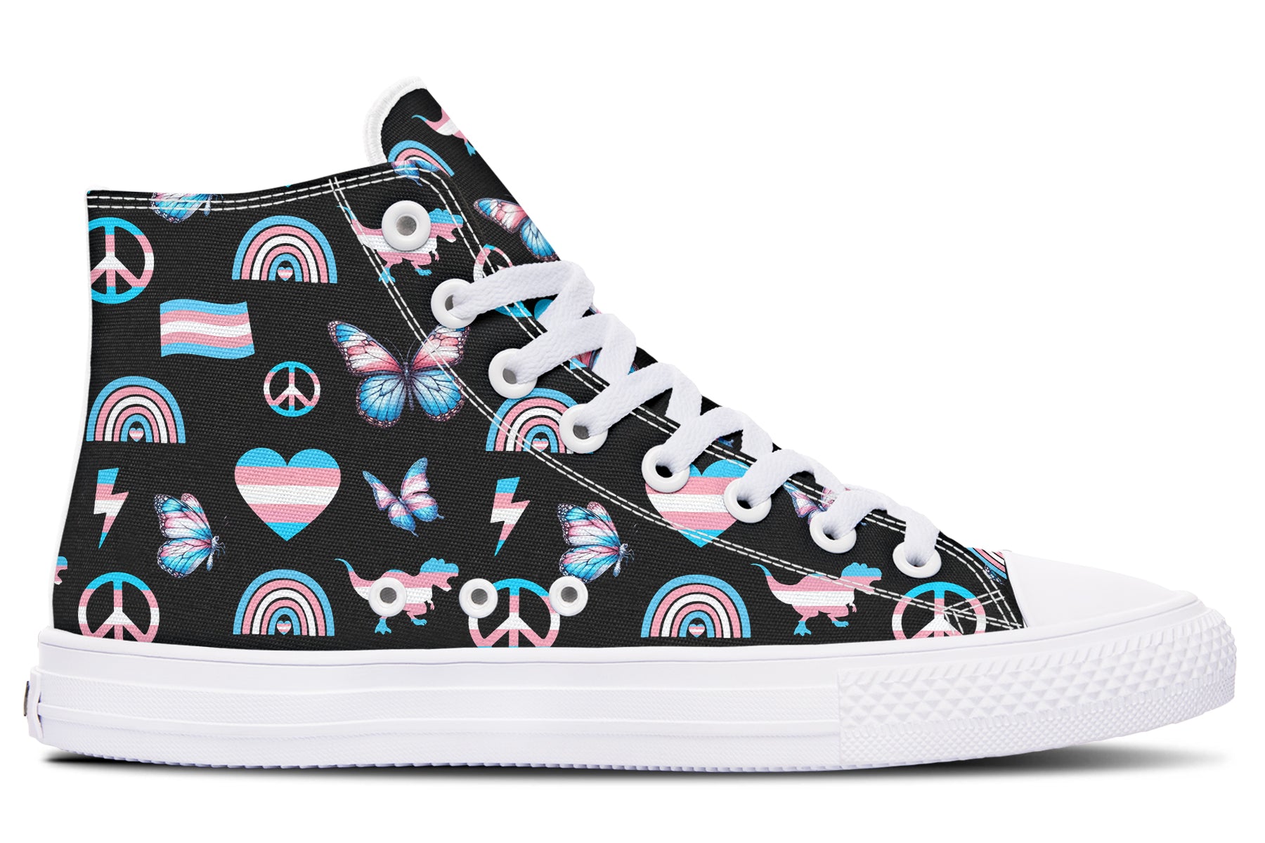 Trans Love High Tops (Wide)