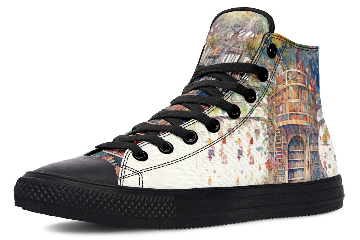 Tree Library High Tops - Offbeat Sweetie