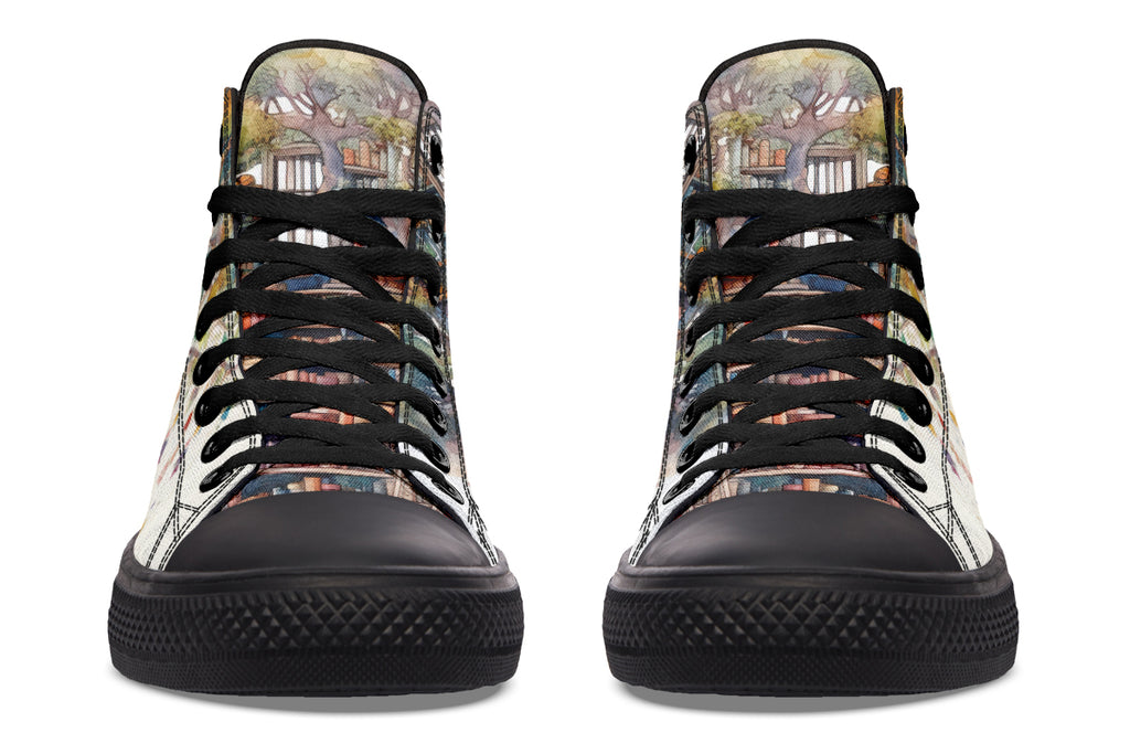 Tree Library High Tops - Offbeat Sweetie