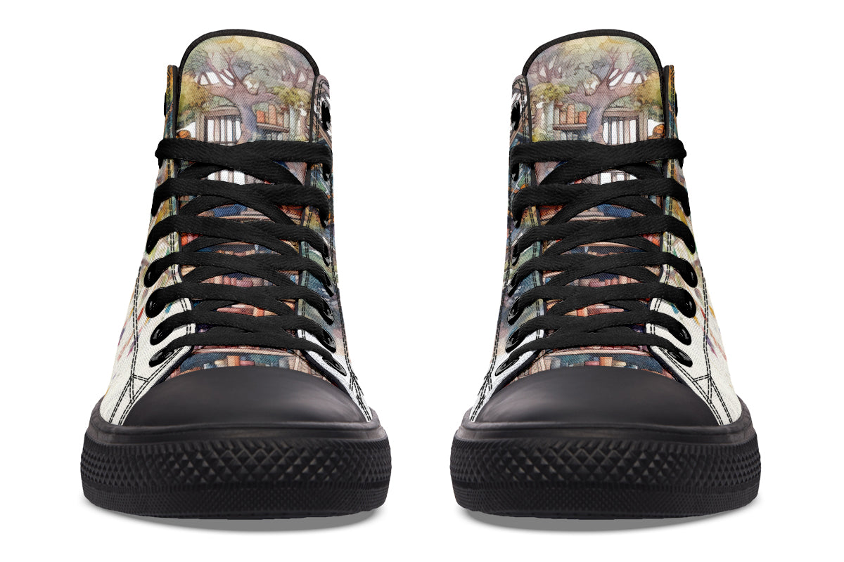 Tree Library High Tops - Offbeat Sweetie