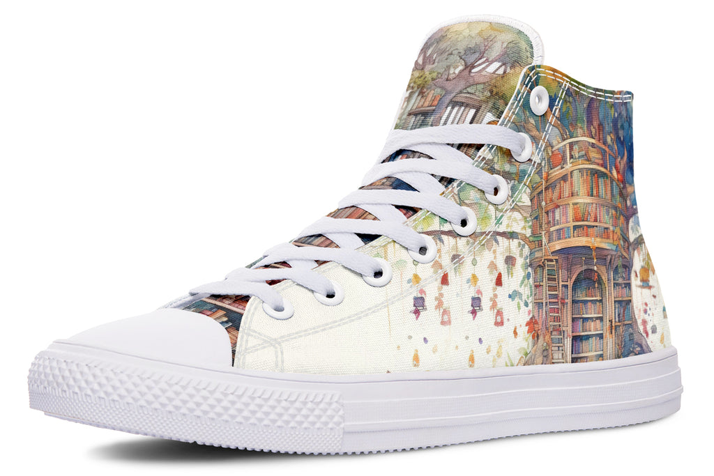 Tree Library High Tops - Offbeat Sweetie