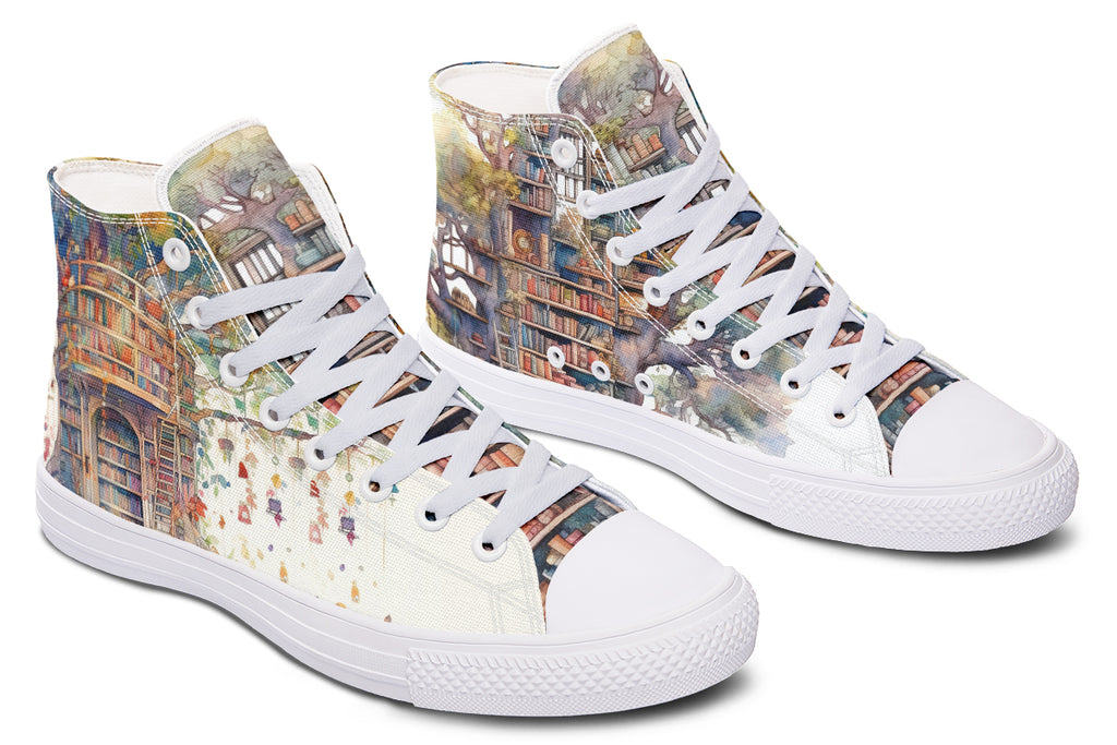 Tree Library High Tops - Offbeat Sweetie