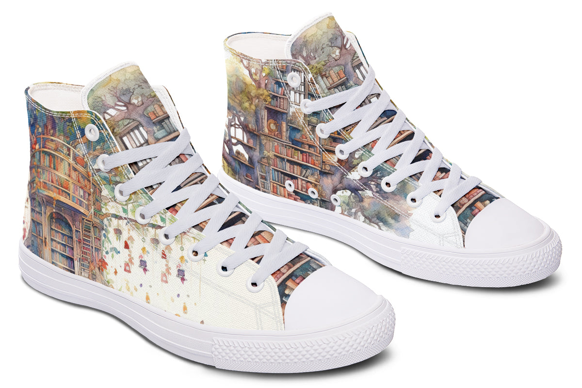 Tree Library High Tops - Offbeat Sweetie