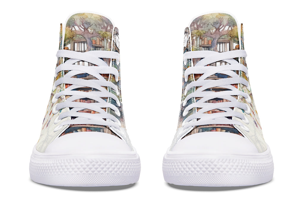 Tree Library High Tops - Offbeat Sweetie
