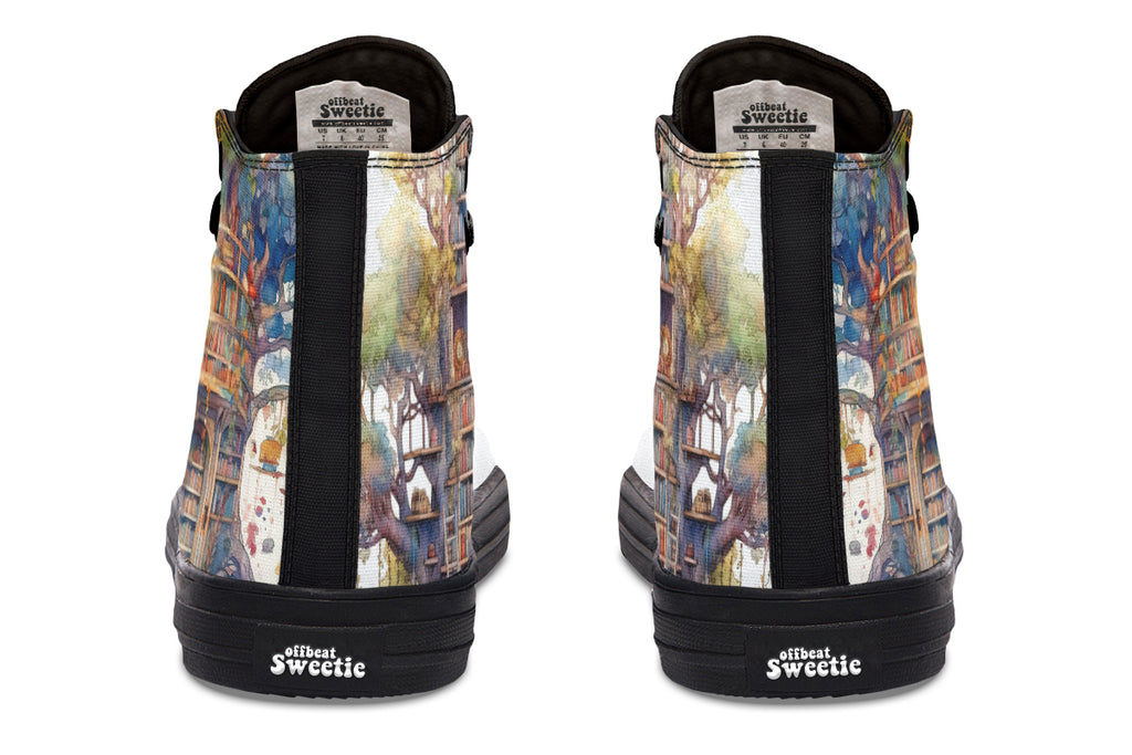 Tree Library High Tops - Offbeat Sweetie