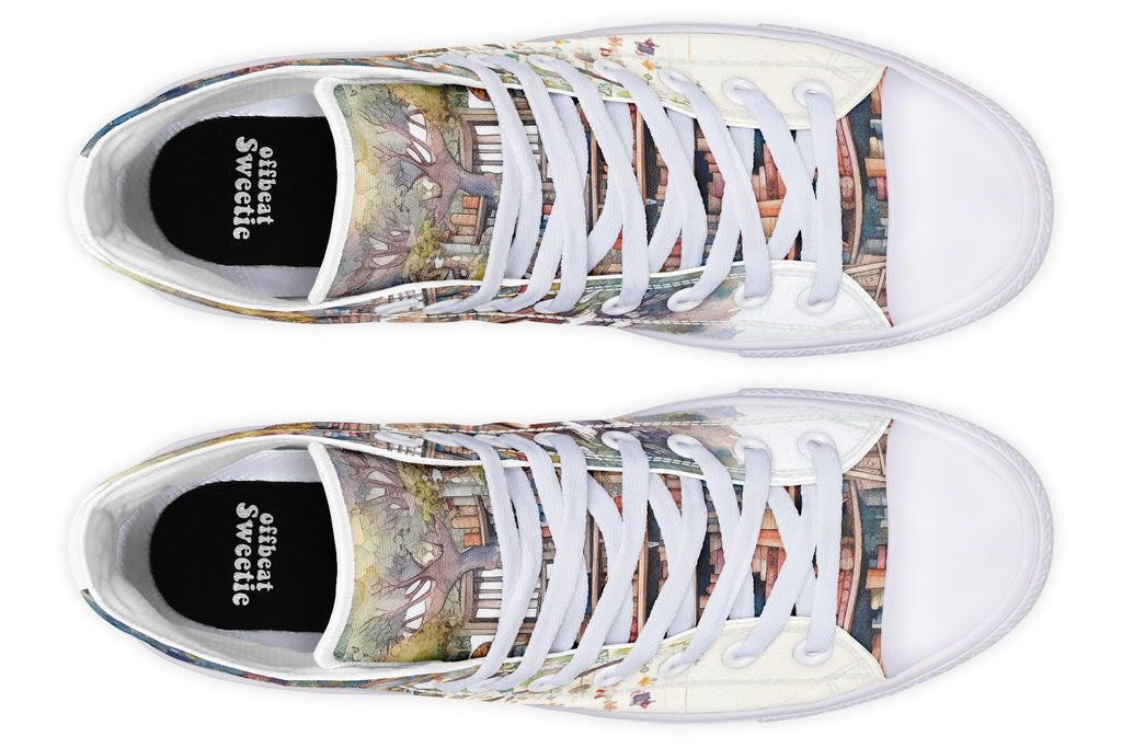 Tree Library High Tops - Offbeat Sweetie