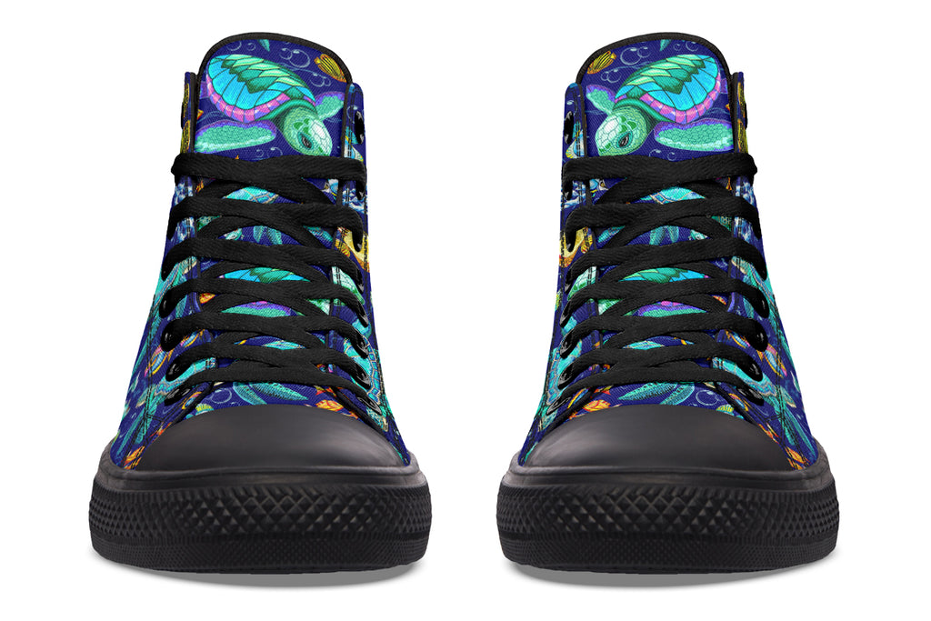 Turtle Tide High Tops (Wide)
