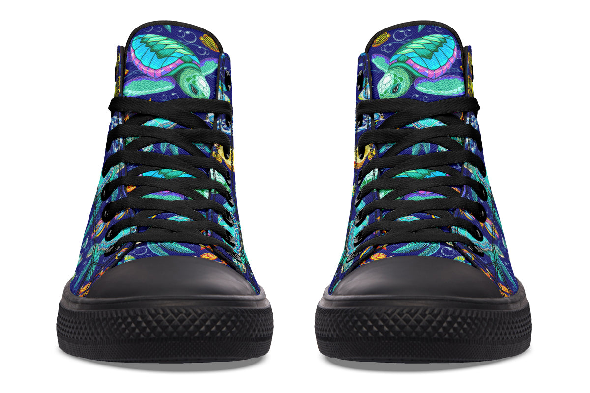 Turtle Tide High Tops (Wide)