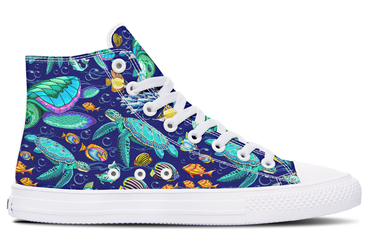 Turtle Tide High Tops (Wide)