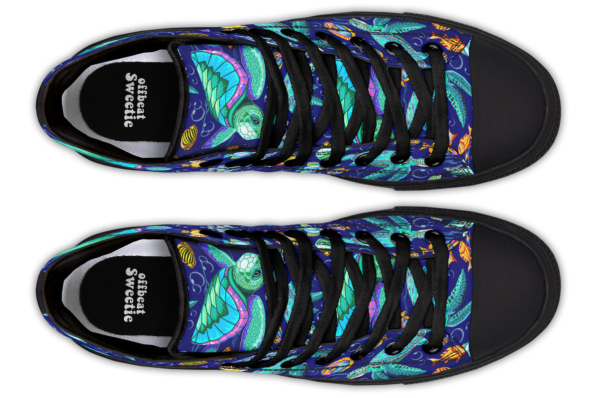 Turtle Tide High Tops (Wide)