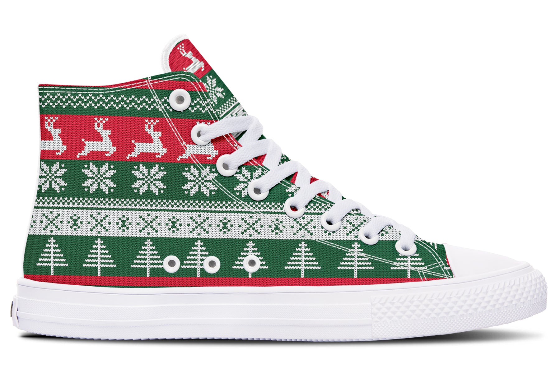 Ugly Christmas High Tops - Offbeat Sweetie