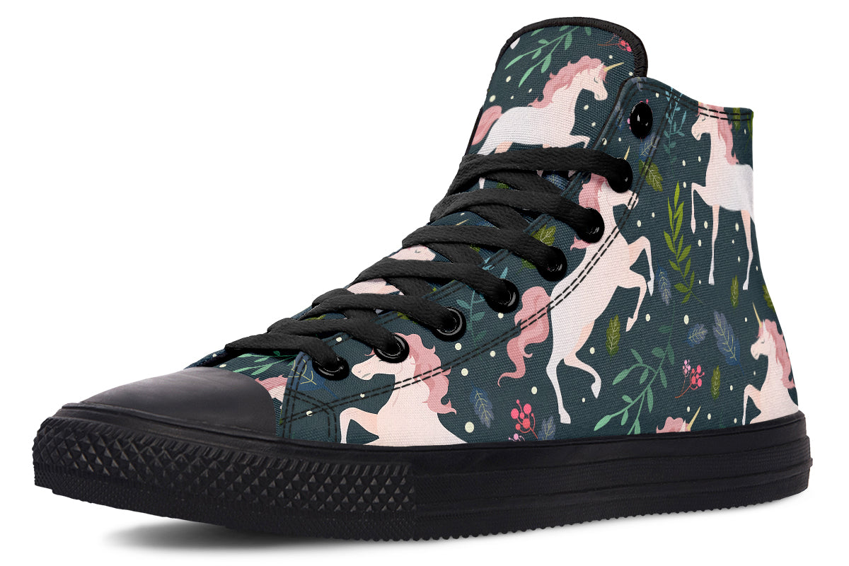 Unicorn Garden High Tops (Wide)