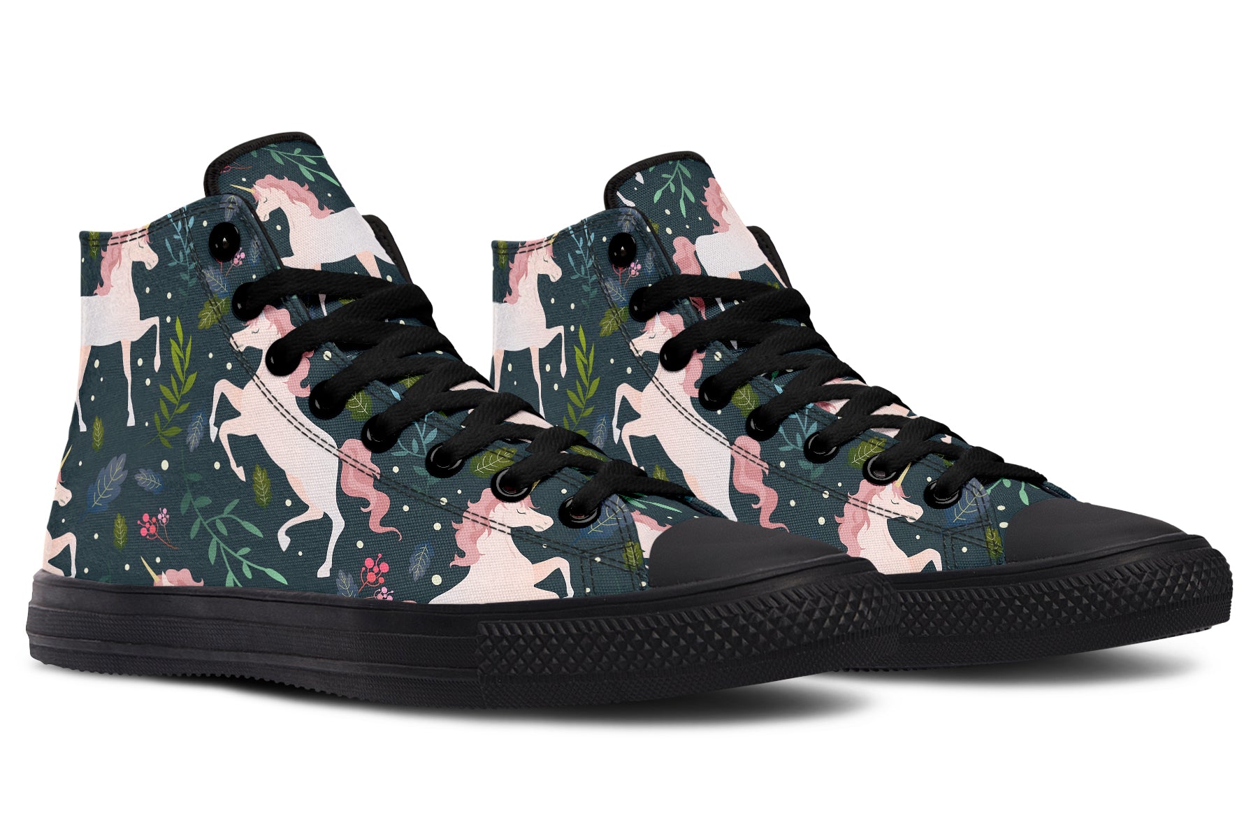 Unicorn Garden High Tops (Wide)