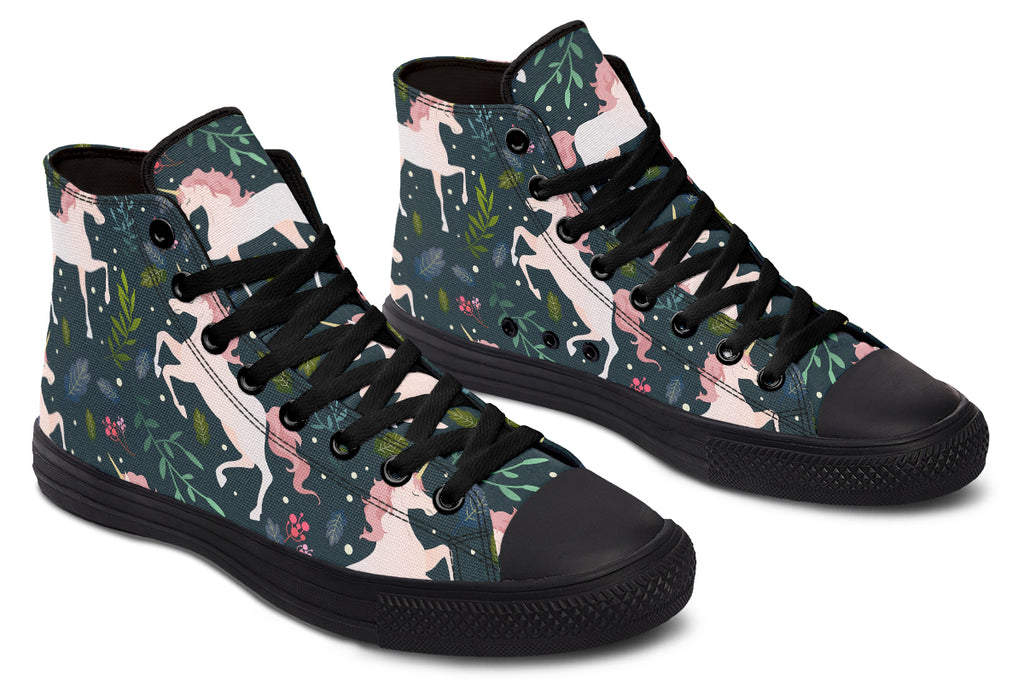Unicorn Garden High Tops (Wide)
