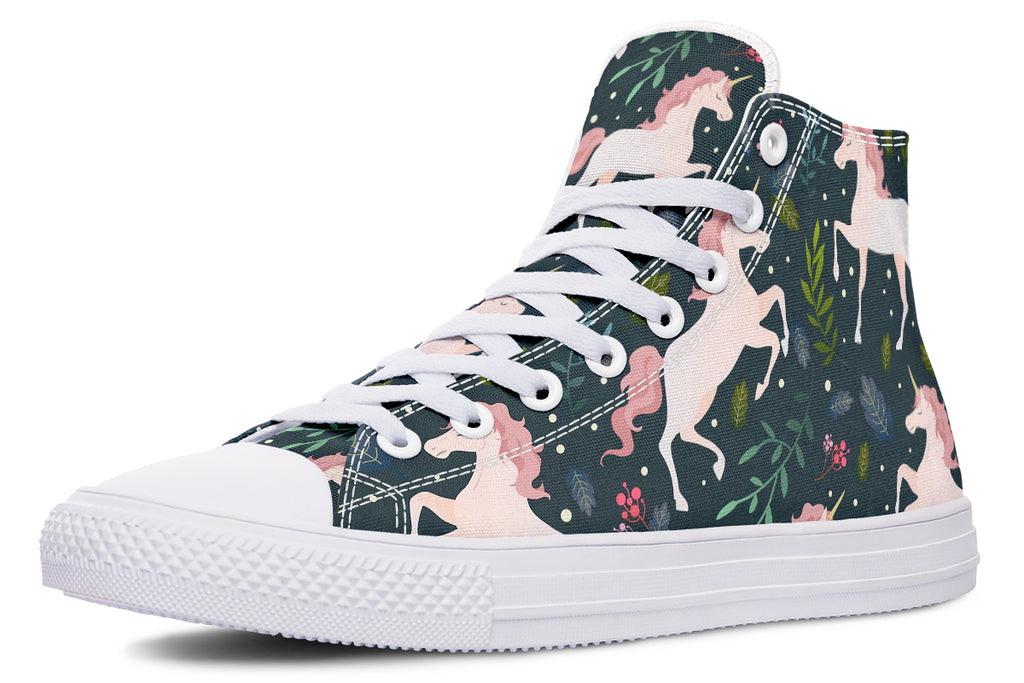 Unicorn Garden High Tops (Wide)