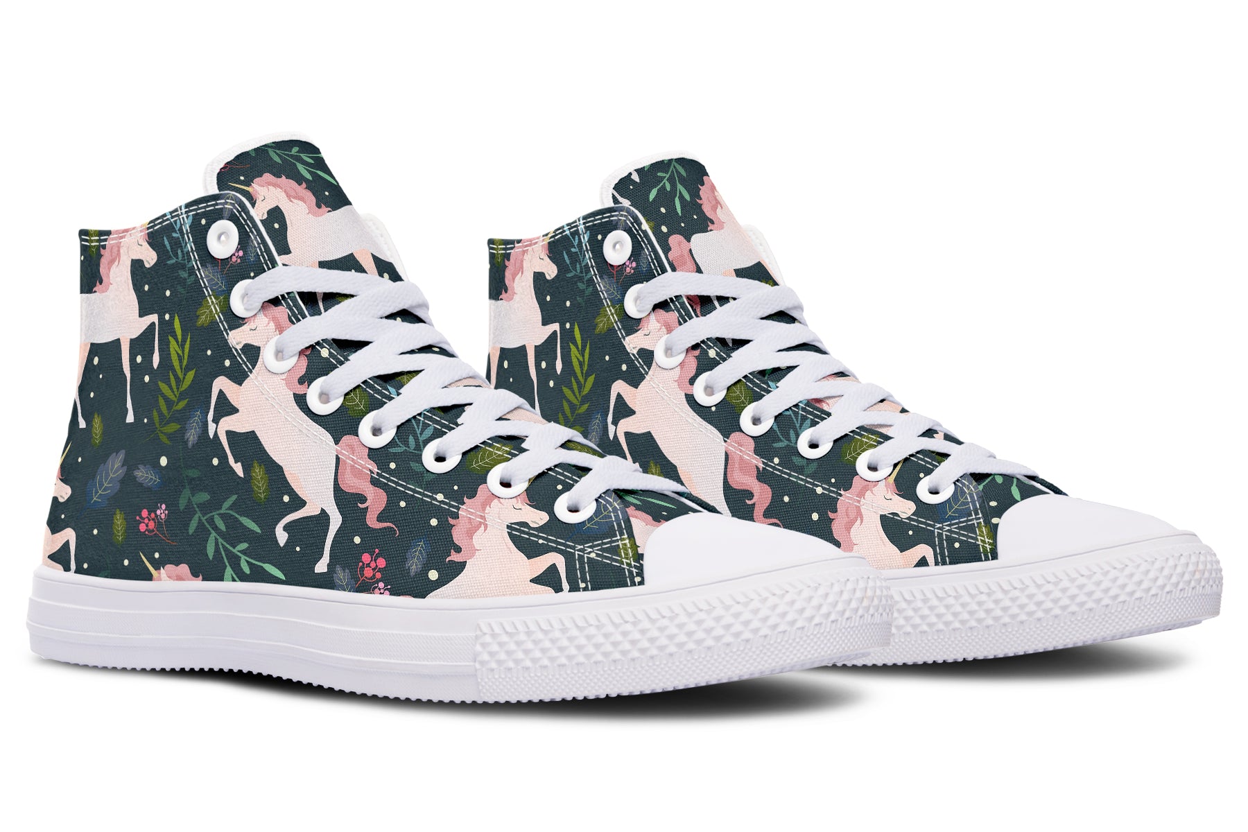 Unicorn Garden High Tops (Wide)