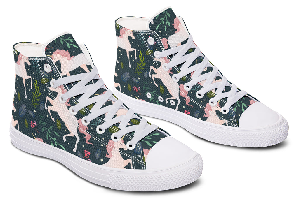 Unicorn Garden High Tops (Wide)