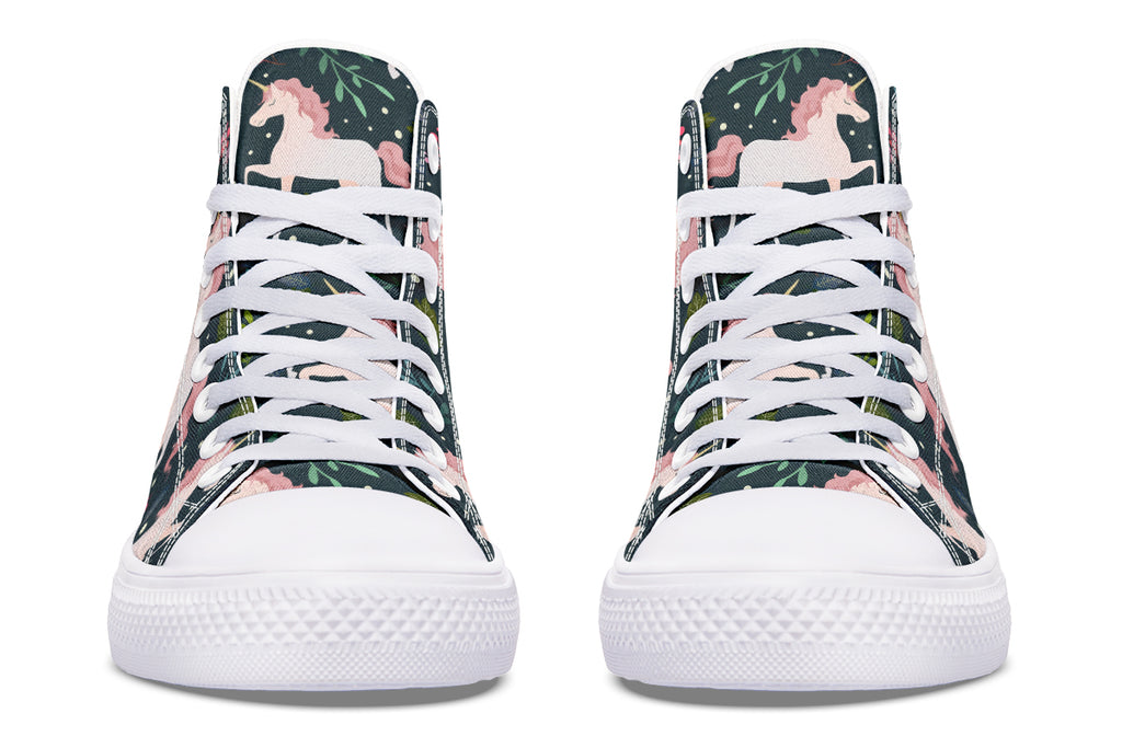 Unicorn Garden High Tops (Wide)