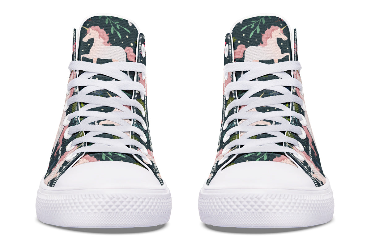 Unicorn Garden High Tops (Wide)