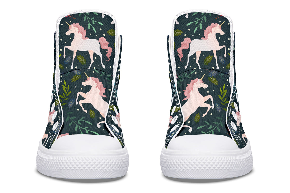 Unicorn Garden High Tops (Wide)