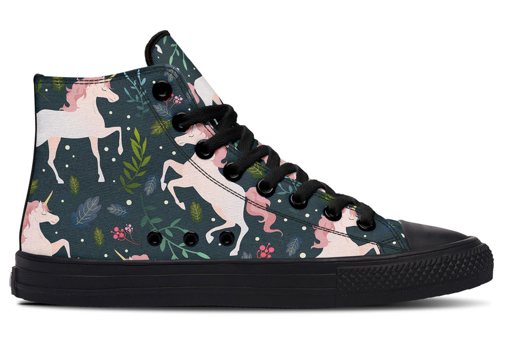 Unicorn Garden High Tops (Wide)