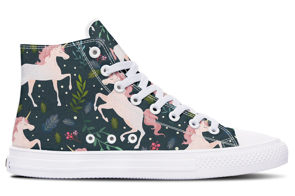 Unicorn Garden High Tops (Wide)